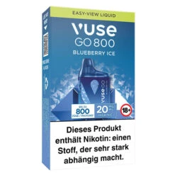 Vuse GO 800 Blueberry Ice 20 Mg Einweg E-Zigarette 7 Vuse GO 800 Blueberry Ice 20 Mg Einweg E-Zigarette -Tabakwaren VUSE GO 800 Blueberry ice 20mg 3d 2