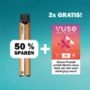 Vuse Pro Smart Device + 2 Gratis Pods 1 Vuse Pro Smart Device + 2 Gratis Pods -Tabakwaren berry20watermelon GOLD 2