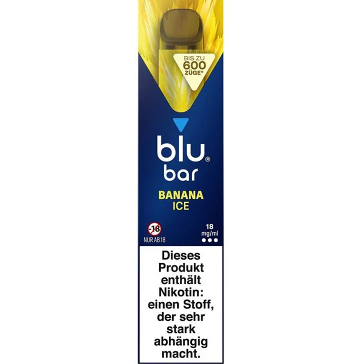 Blu Bar Banana Ice 18 Mg/ml 3 Blu Bar Banana Ice 18 Mg/ml