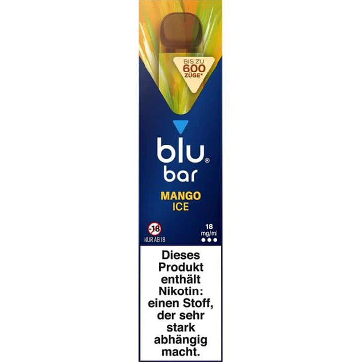 Blu Bar Mango Ice 18 Mg/ml 3 Blu Bar Mango Ice 18 Mg/ml
