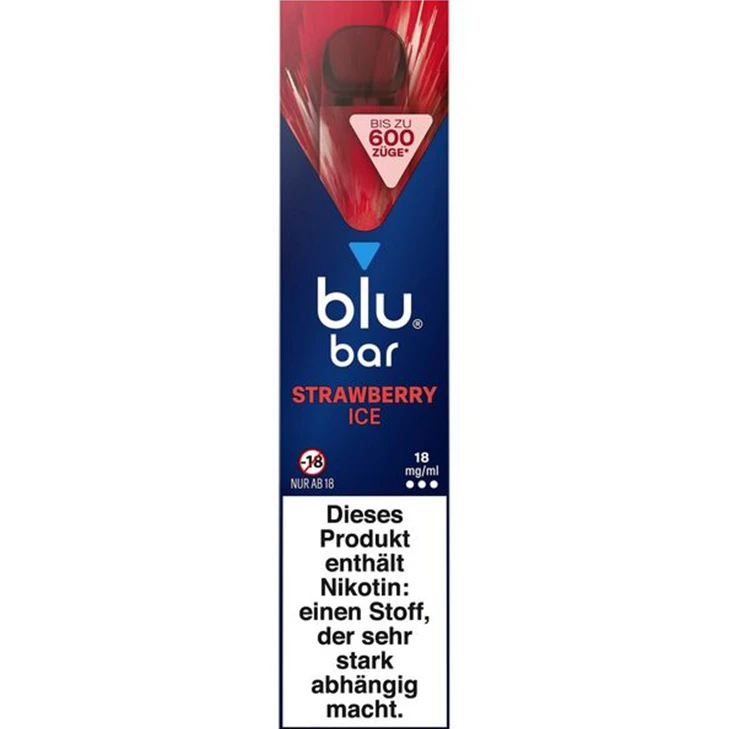 Blu Bar Strawberry Ice 18 Mg/ml 3 Blu Bar Strawberry Ice 18 Mg/ml
