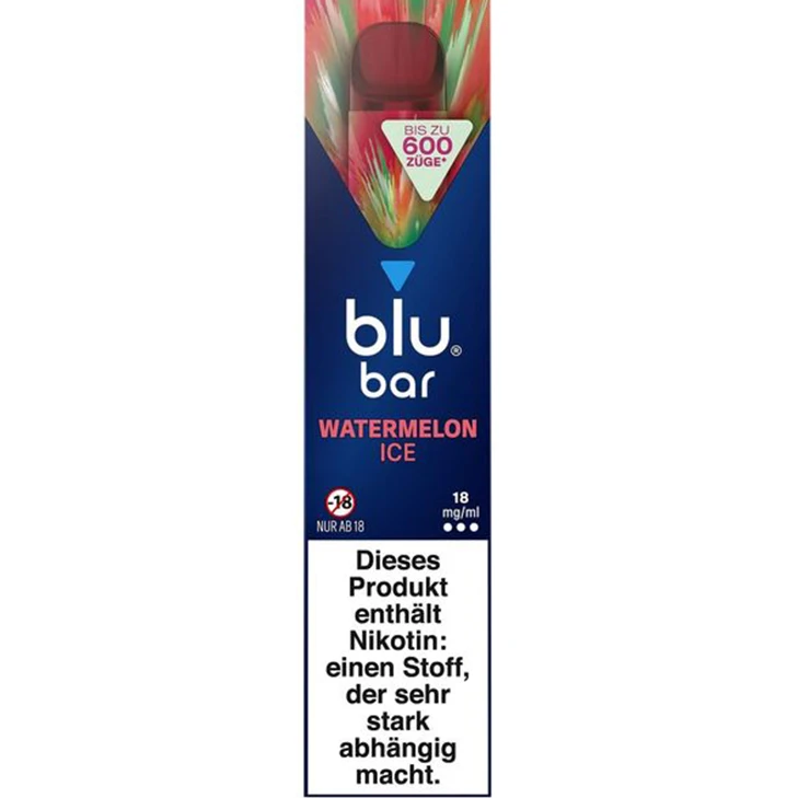 Blu Bar Watermelon Ice 18 Mg/ml 3 Blu Bar Watermelon Ice 18 Mg/ml