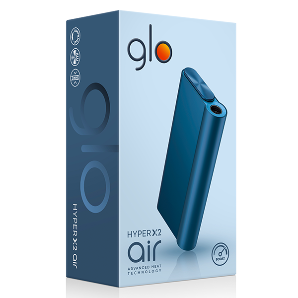 Glo Hyper X2 Air Ocean Blue + Gratis Veo Sticks 4 Glo Hyper X2 Air Ocean Blue + Gratis Veo Sticks – Bild 2