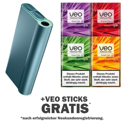 Glo Hyper X2 Air Light Tea + Gratis Veo Sticks 3 Glo Hyper X2 Air Light Tea + Gratis Veo Sticks