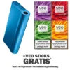 Glo Hyper X2 Air Ocean Blue + Gratis Veo Sticks 1 Glo Hyper X2 Air Ocean Blue + Gratis Veo Sticks -Tabakwaren glo hyper air ocean blue mit gratis sticks
