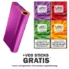 Glo Hyper X2 Air Pink Velvet + Gratis Veo Sticks 1 Glo Hyper X2 Air Pink Velvet + Gratis Veo Sticks -Tabakwaren glo hyper air pink velvet mit gratis sticks