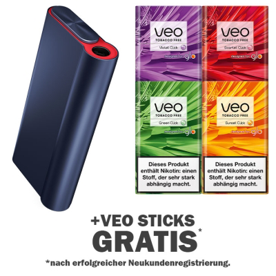 Glo Hyper X2 Air Space Navy + Gratis Veo Sticks 3 Glo Hyper X2 Air Space Navy + Gratis Veo Sticks