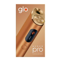Glo Hyper Pro Amber Bronze 11 Glo Hyper Pro Amber Bronze -Tabakwaren glo hyper pro verpackung frontal gold