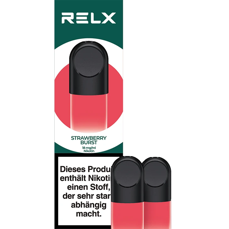 Relx Pod Strawberry Burst / Gardens Heart 2 X 18 Mg/ml 3 Relx Pod Strawberry Burst / Gardens Heart 2 X 18 Mg/ml
