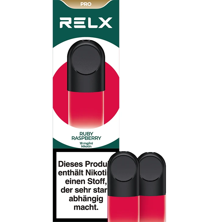Relx Pod Pro Ruby Raspberry / Raspy Ruby 2 X 18 Mg/ml 3 Relx Pod Pro Ruby Raspberry / Raspy Ruby 2 X 18 Mg/ml