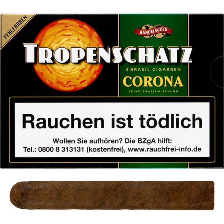 Tropenschatz Brasil Corona No. 824 F Cigarren 3 Tropenschatz Brasil Corona No. 824 F Cigarren