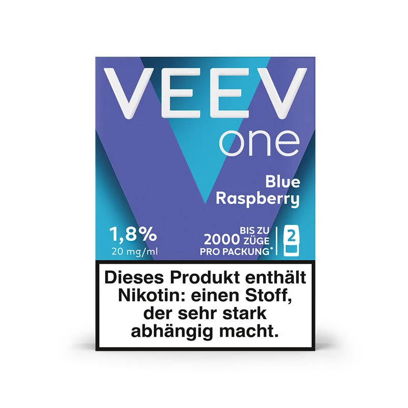 VEEV One Pods Blue Raspberry Multipack 10 Stück 4 VEEV One Pods Blue Raspberry Multipack 10 Stück – Bild 2