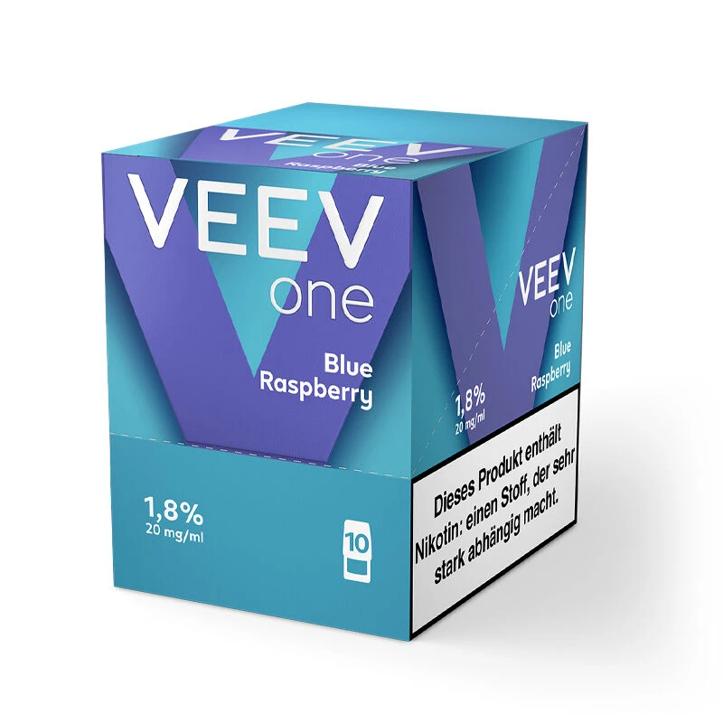 VEEV One Pods Blue Raspberry Multipack 10 Stück 3 VEEV One Pods Blue Raspberry Multipack 10 Stück