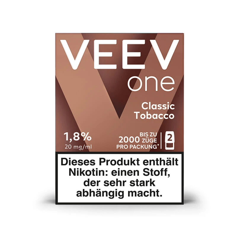 VEEV One Pods Classic Tobacco Multipack 10 Stück 4 VEEV One Pods Classic Tobacco Multipack 10 Stück – Bild 2