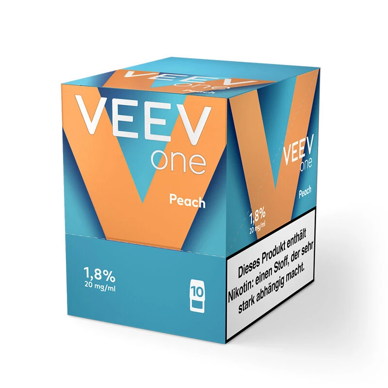 VEEV One Pods Peach Multipack 10 Stück 3 VEEV One Pods Peach Multipack 10 Stück