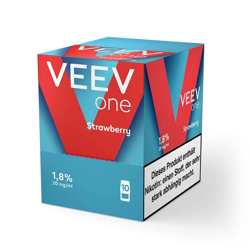 VEEV One Pods Strawberry Multipack 10 Stück 3 VEEV One Pods Strawberry Multipack 10 Stück