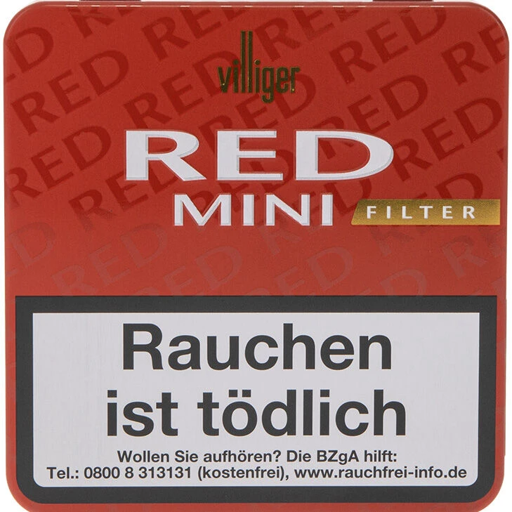 Villiger Red Mini Filter 3 Villiger Red Mini Filter