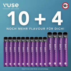 Tabakwaren 5 VUSE GO 700 10 + 4 Grape Ice