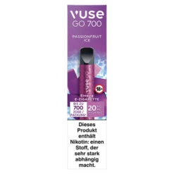 Vuse Go 700 Passionfruit Ice 20mg Einweg E-Zigarette 7 Vuse Go 700 Passionfruit Ice 20mg Einweg E-Zigarette -Tabakwaren vuse go 700 20passionfrut ice20mg
