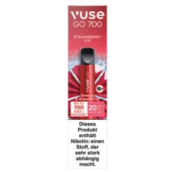 Vuse Go 700 Strawberry Ice 20mg Einweg E-Zigarette 7 Vuse Go 700 Strawberry Ice 20mg Einweg E-Zigarette -Tabakwaren vuse go 700 20stramberry ich 20mg stick 1