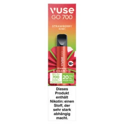 Vuse Go 700 Strawberry Kiwi 20mg Einweg E-Zigarette 7 Vuse Go 700 Strawberry Kiwi 20mg Einweg E-Zigarette -Tabakwaren vuse go 700 20strawberry kiwi 20mg