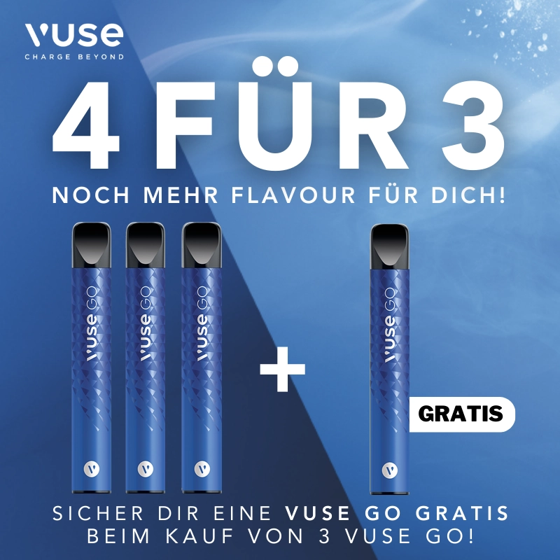 Vuse Go 700 4 Für 3 Blueberry Ice 3 Vuse Go 700 4 Für 3 Blueberry Ice