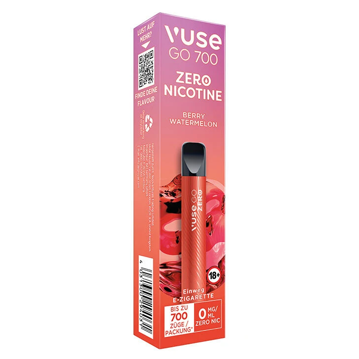 Vuse Go 700 Berry Watermelon 0mg Einweg E-Zigarette 3 Vuse Go 700 Berry Watermelon 0mg Einweg E-Zigarette