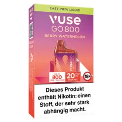 Vuse GO 800 Berry Watermelon 20 Mg Einweg E-Zigarette 7 Vuse GO 800 Berry Watermelon 20 Mg Einweg E-Zigarette -Tabakwaren vuse go 800 bery watermelon 20g 3d 2