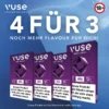 VUSE PRO DOUBLE CAPS 4 FÜR 3 Dark Cherry 2 VUSE PRO DOUBLE CAPS 4 FÜR 3 Dark Cherry -Tabakwaren vuse pro double caps dark cherry aktion