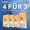 VUSE PRO DOUBLE CAPS 4 FÜR 3 Vanilla Medley 1 VUSE PRO DOUBLE CAPS 4 FÜR 3 Vanilla Medley -Tabakwaren vuse pro double caps vanilla medley aktion