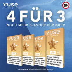 VUSE PRO DOUBLE CAPS 4 FÜR 3 Vanilla Medley