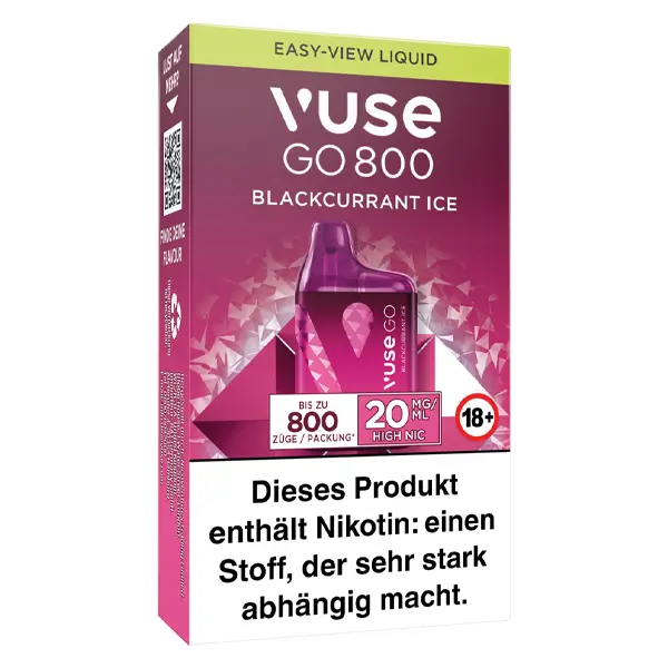 Vuse GO 800 Blackcurrant Ice 20 Mg Einweg E-Zigarette 5 Vuse GO 800 Blackcurrant Ice 20 Mg Einweg E-Zigarette – Bild 3