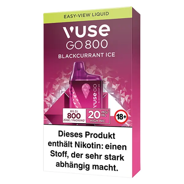 Vuse GO 800 Blackcurrant Ice 20 Mg Einweg E-Zigarette 4 Vuse GO 800 Blackcurrant Ice 20 Mg Einweg E-Zigarette – Bild 2